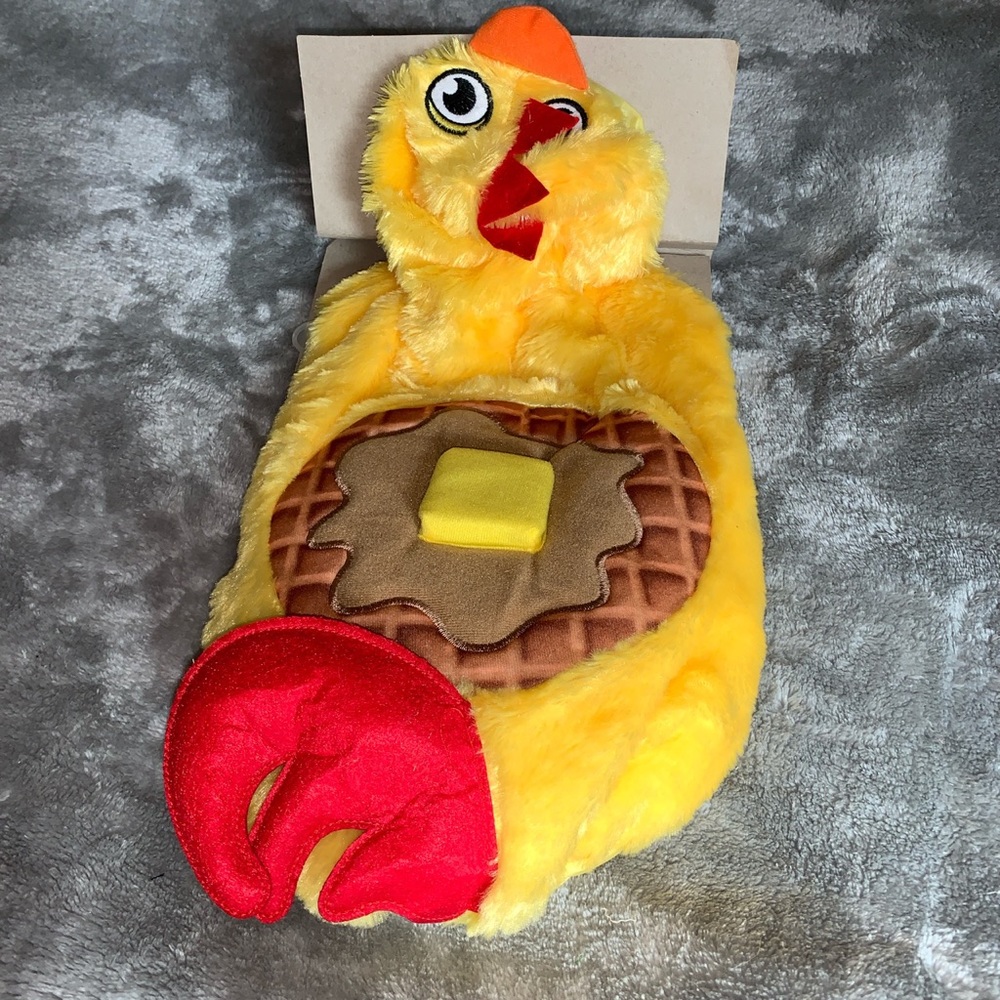 Size Small Pet Halloween Costume Chicken Waffle Dog Cat Celebrate New